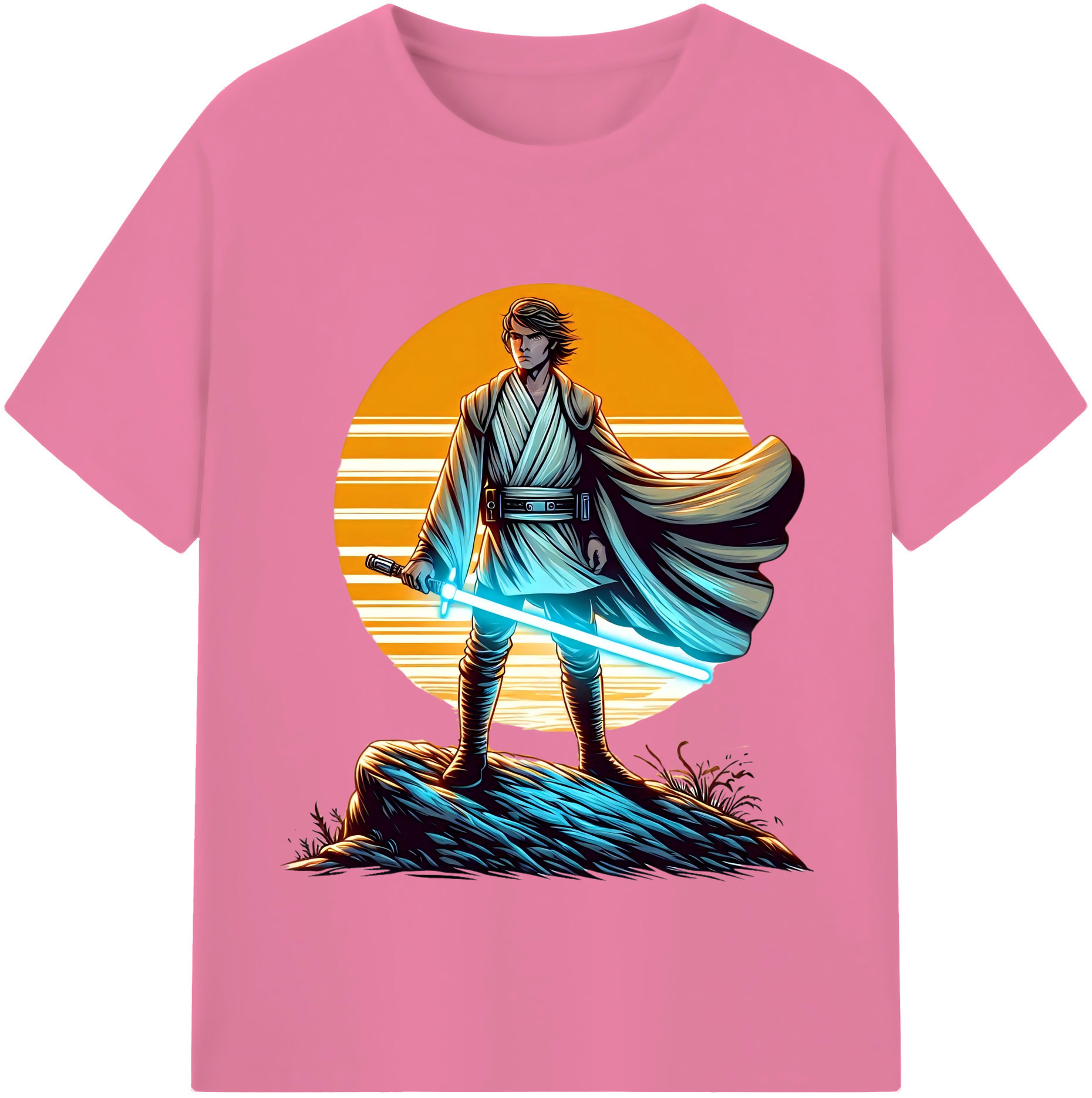 （画像用） スター・ウォーズ Star Wars 綿100％半袖Tシャツ（フロントプリント）